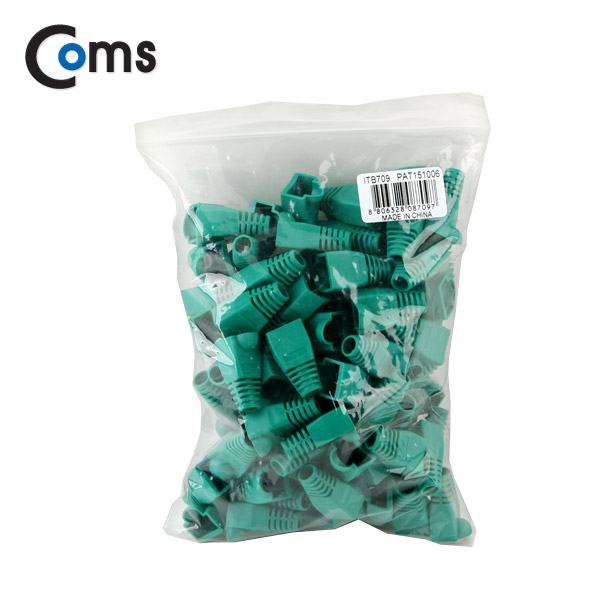 Coms 부트(통), 1봉 - 100ea / 8P8C, Green