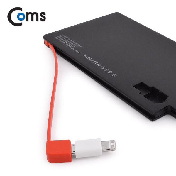 Coms 비상충전기 Swiss Military 3800mAh, Black / 보조 배터리