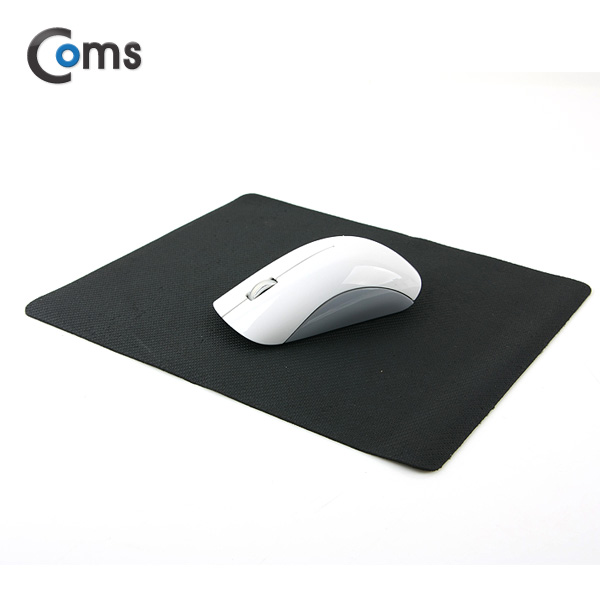 Coms 마우스 패드 (중저가형), Black 25x30cm