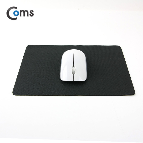 Coms 마우스 패드 (중저가형), Black 25x30cm