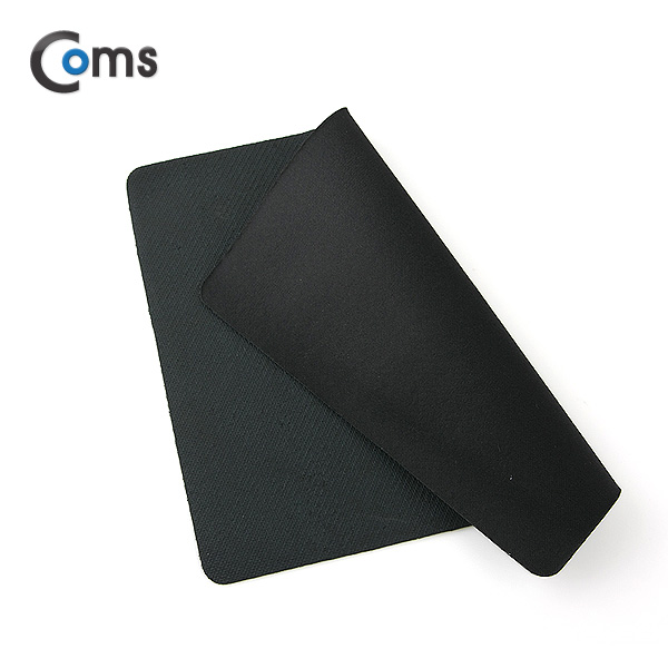 Coms 마우스 패드 (중저가형), Black 25x30cm