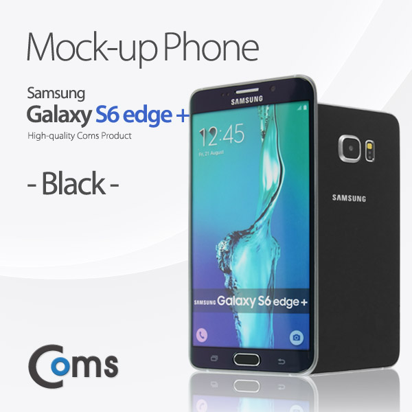 Coms 목각 폰(mock-up) 갤S6 edge/Black/모형