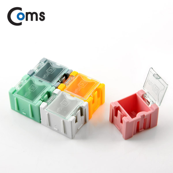 Coms 다용도 PVC 수납함(부품) 1ea /5단, White