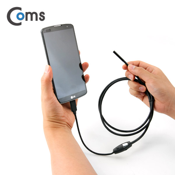 Coms 스마트폰 내시경 카메라, 탐지용(Micro 5P 일체형/고급형), 1M