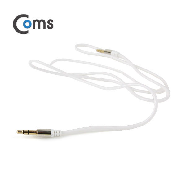 Coms 스테레오 케이블 (3.5) 1M 슬림형/White/Stereo