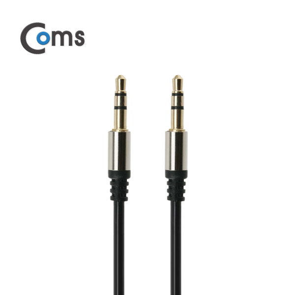 Coms 스테레오 케이블 (3.5) 1M 슬림형/Black/Stereo