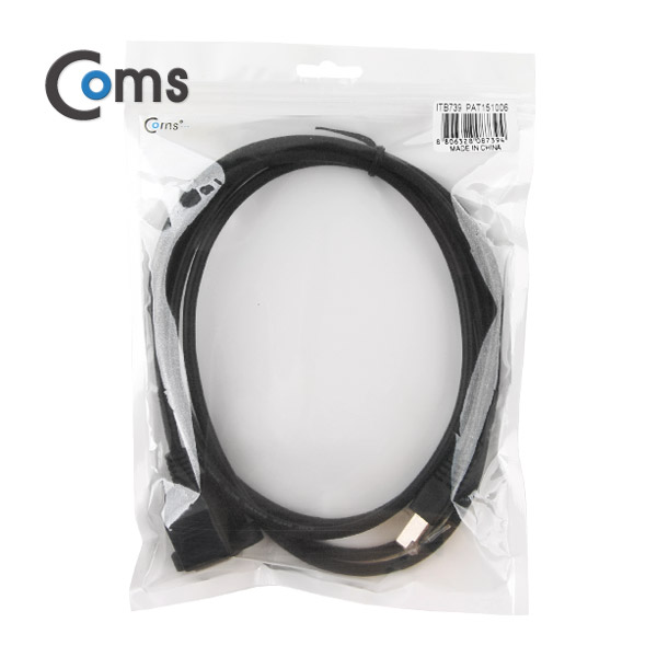Coms RJ45 포트 연장(MF) 2M (브라켓 연결용/판넬형)