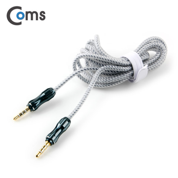 Coms 스테레오 케이블 (Snake/3.5/4극) 1M, Gray/Stereo