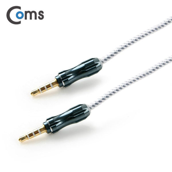 Coms 스테레오 케이블 (Snake/3.5/4극) 1M, Gray/Stereo