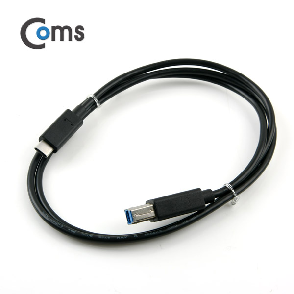 Coms USB 3.1 케이블 C(M)-B(M) 1M, 5Gbps
