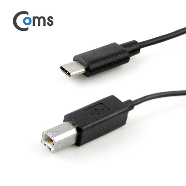 Coms USB 3.1 변환 케이블(USB 2.0), C(M)-B(M) 1M