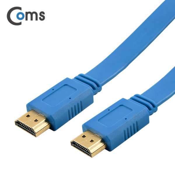 Coms HDMI 케이블(FLAT) 1.5M, Blue