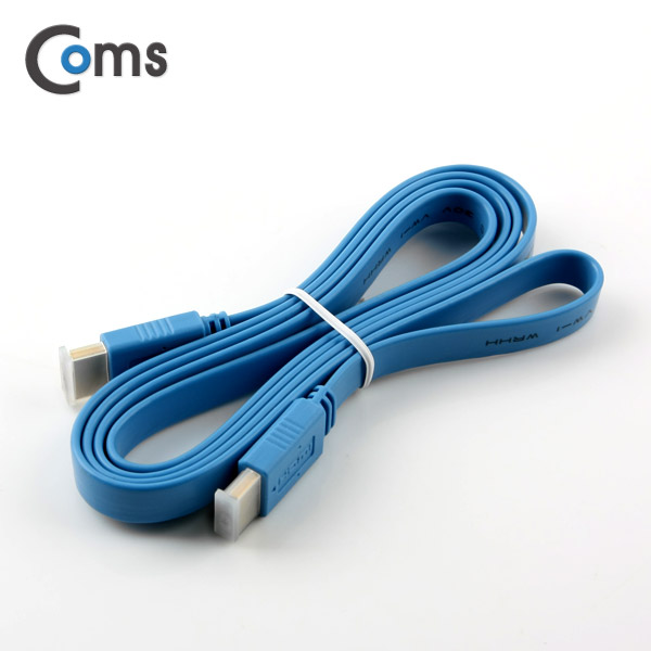 Coms HDMI 케이블(FLAT) 1.5M, Blue
