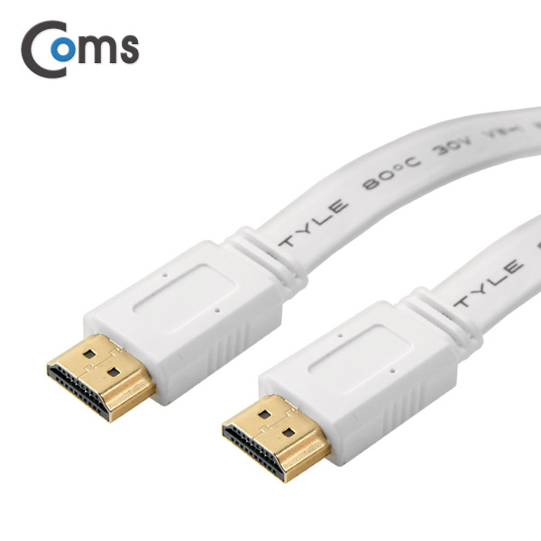 Coms HDMI 케이블(FLAT) 1.5M, White