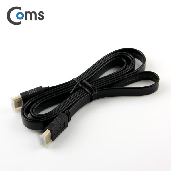 Coms HDMI 케이블(FLAT) 1.5M, Black