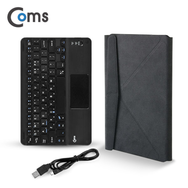 Coms 블루투스 키보드 & 터치패드 (스탠드형 케이스)