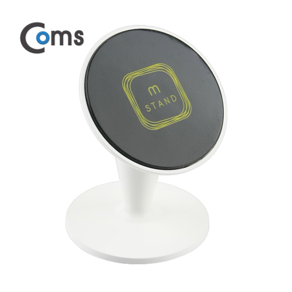 Coms 스마트폰/태블릿 거치대(M52) 360도 회전 head Ball (White)