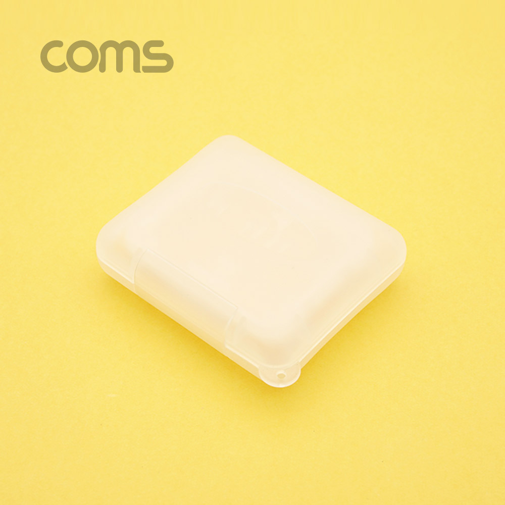 Coms 케이스- 메모리용 (SD카드/MicroSD카드) 2중케이스 / 반투명 케이스