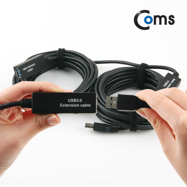Coms USB 3.0 리피터 10M (전원 有)