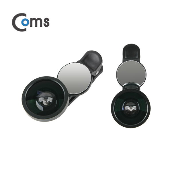 Coms 스마트폰 카메라 확대경(셀카렌즈) Wide 0.4 X, 반사경