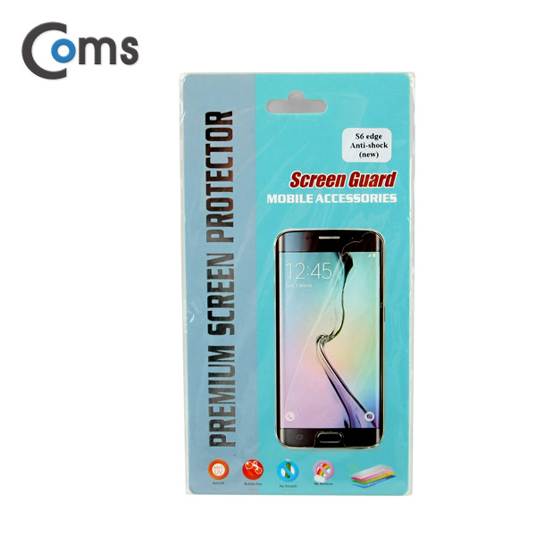 Coms 스마트폰 보호필름 (갤S6 edge)