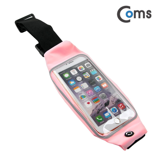 Coms 다용도 포켓 벨트, iOS SmartPhone 6Plus용/Pink