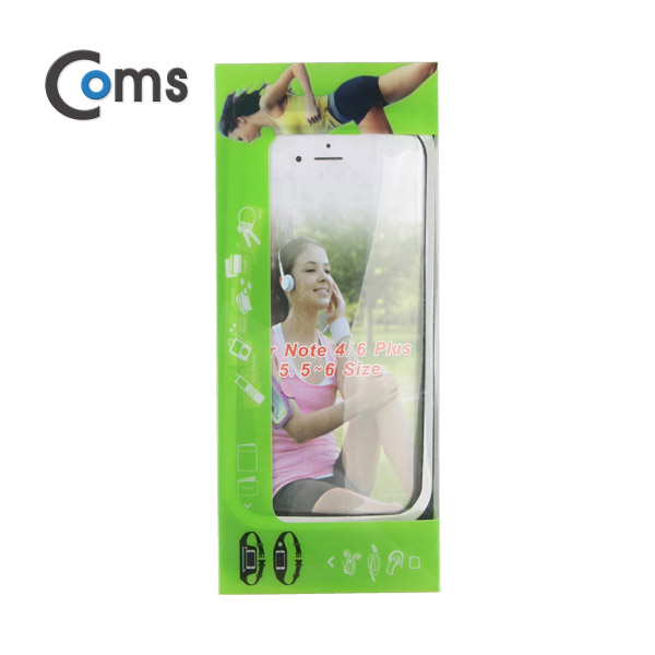 Coms 다용도 포켓 벨트(iOS SmartPhone 6용) Black