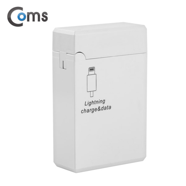Coms 스마트폰 자동감김(라이트닝) 케이블 Box Cap형