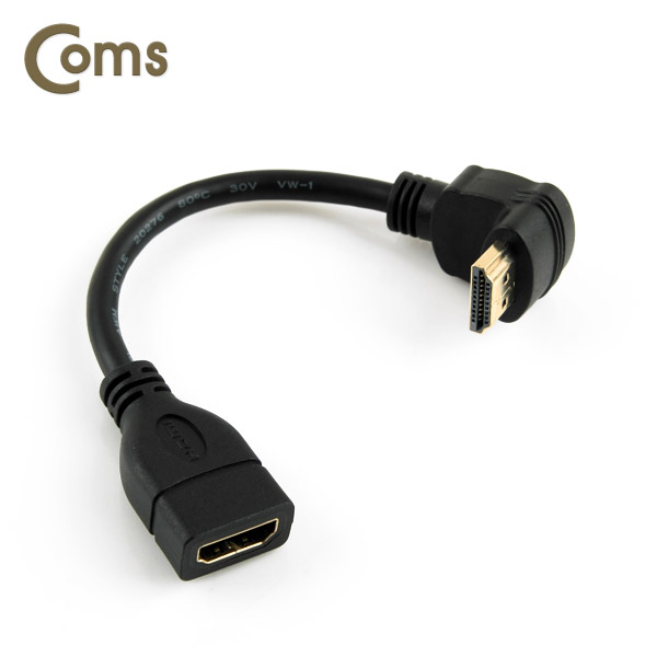 Coms HDMI 케이블 (V1.4/연장) 15cm, Male 상향꺾임(꺽임)