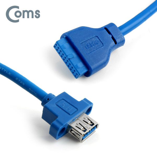 Coms USB 포트 3.0 (20P to 1port USB) 80cm
