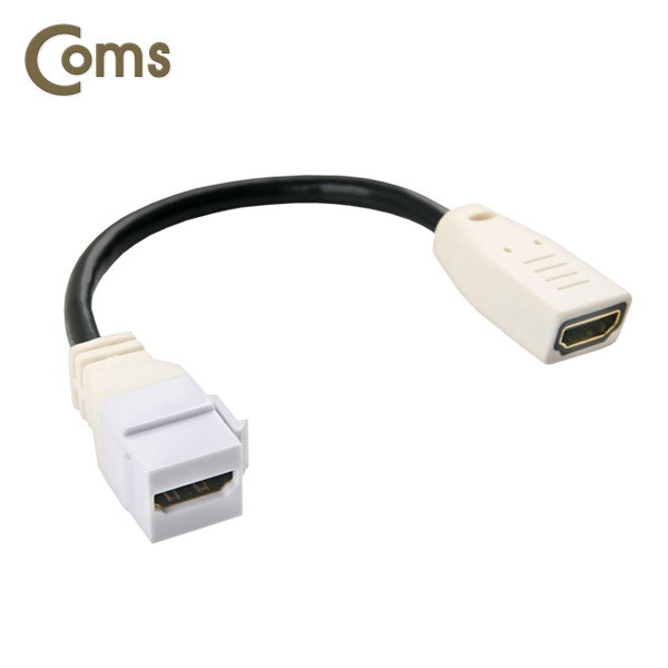 Coms HDMI 케이블 (V1.4/연장) 15cm, Female 키스톤형