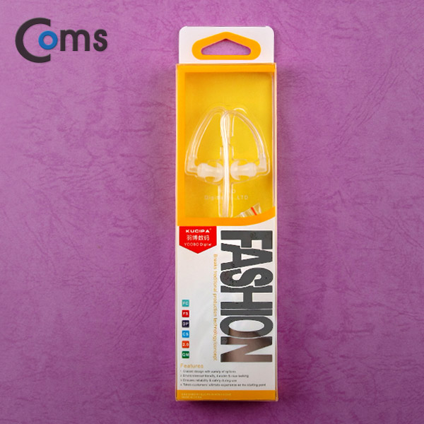 Coms 스마트폰 이어폰 (클립형) H36, 4극