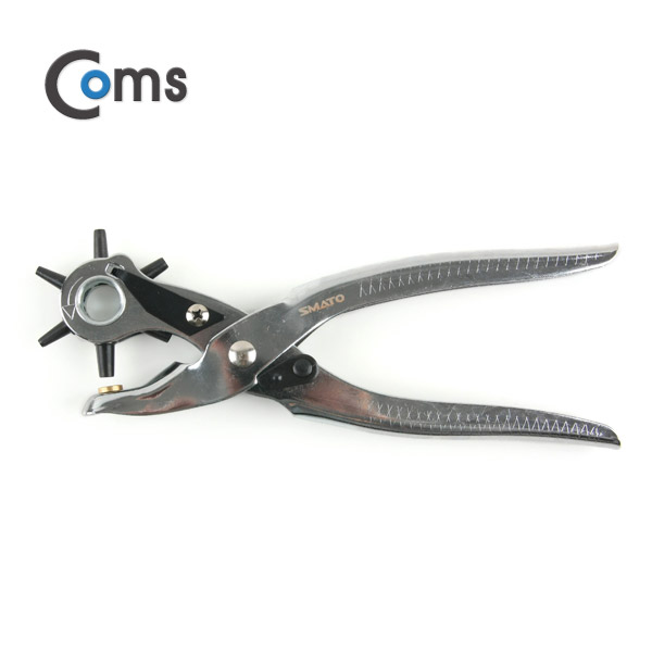 Coms 가죽홀펀치(스마토) SM-LHP6 물레방아