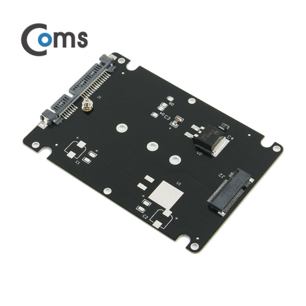 Coms SATA 컨버터(M.2 to SATA) 케이스형/Black