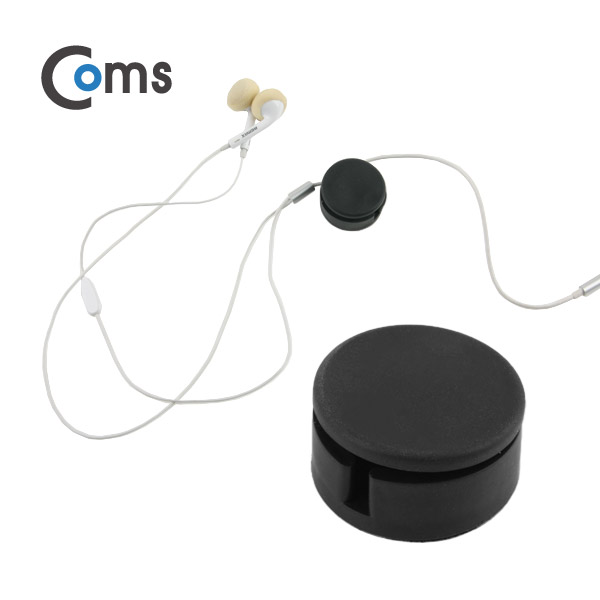 Coms 이어폰 줄감개(CC-928) Black