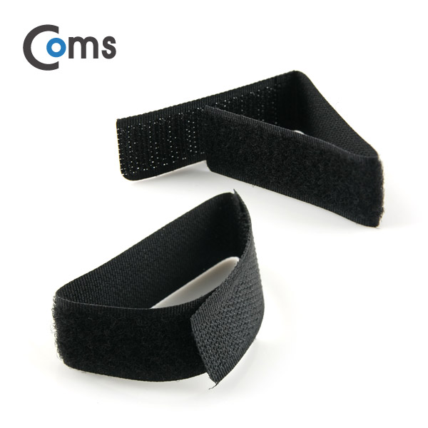 Coms 벨크로 타이(6pcs) Black/케이블타이
