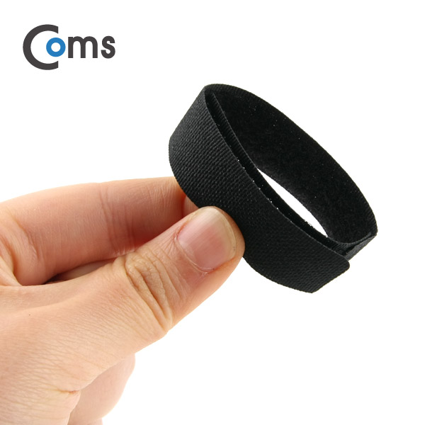 Coms 벨크로 타이(6pcs) Black/케이블타이