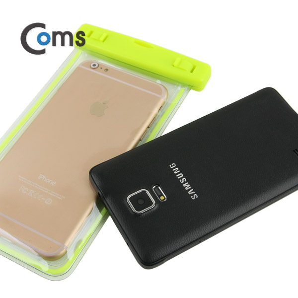 Coms 스마트폰 방수팩 (갤노트4/Green)