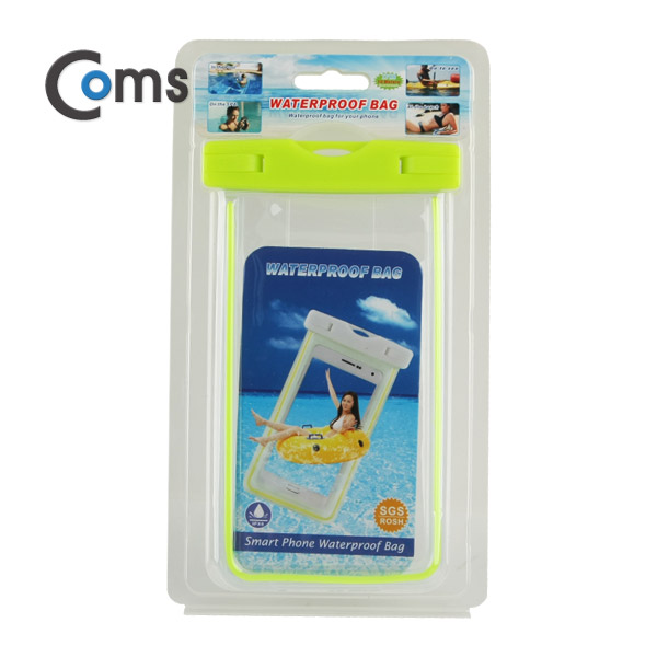Coms 스마트폰 방수팩 (갤노트4/Green)