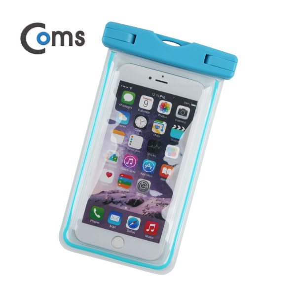 Coms 스마트폰 방수팩(갤노트4/Blue)
