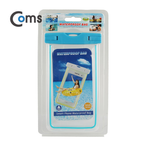 Coms 스마트폰 방수팩(갤노트4/Blue)