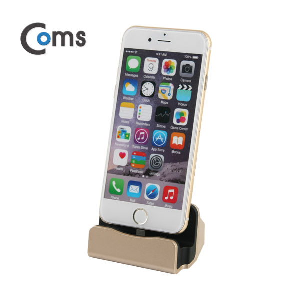 Coms A사 스마트폰 5/6 도킹스테이션 Gold