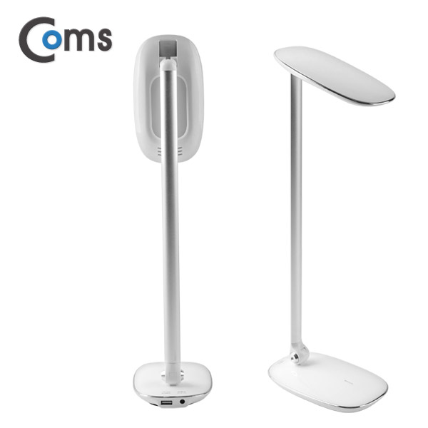 Coms 스탠드 LED 램프, 900Lux (3단 밝기 조절, UV 눈보호)