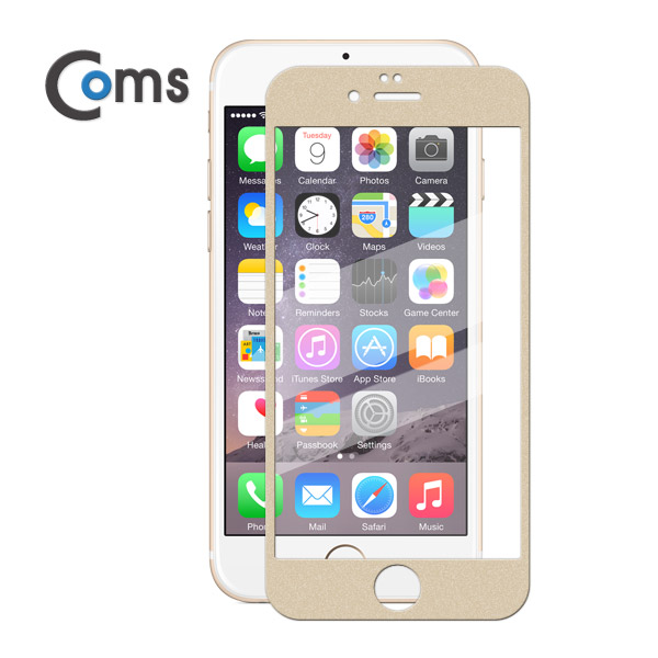 Coms 스마트폰 보호필름(iOS 스마트폰 6S Plus) Gold