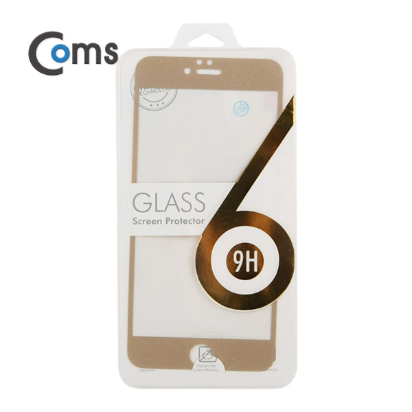 Coms 스마트폰 보호필름(iOS 스마트폰 6S Plus) Gold