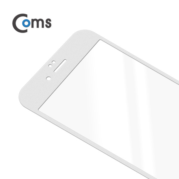 Coms 스마트폰 보호필름(A사 iOS 스마트폰 6S Plus) White