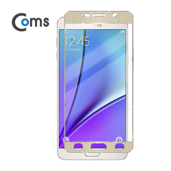 Coms 스마트폰 보호필름(갤노트5) Gold