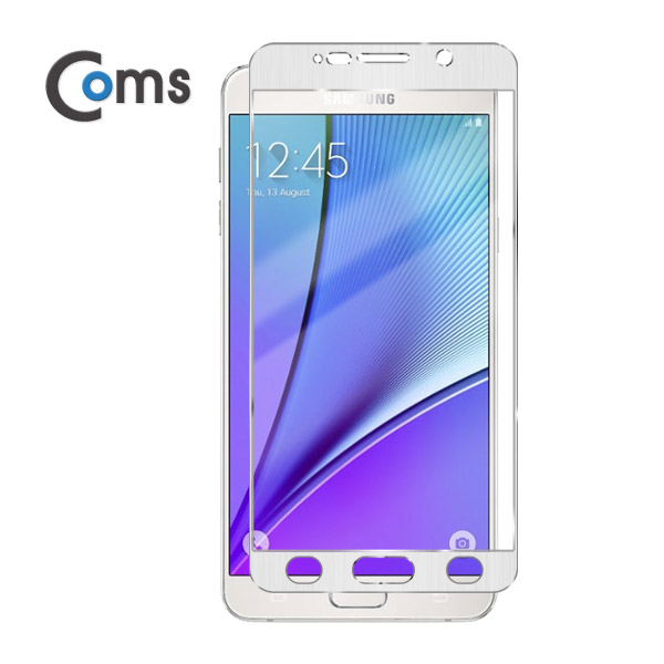 Coms 스마트폰 보호필름(갤노트5) White