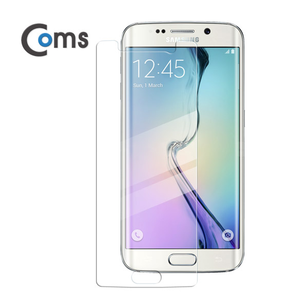 Coms 스마트폰 보호필름(갤럭시S6 edge) 투명