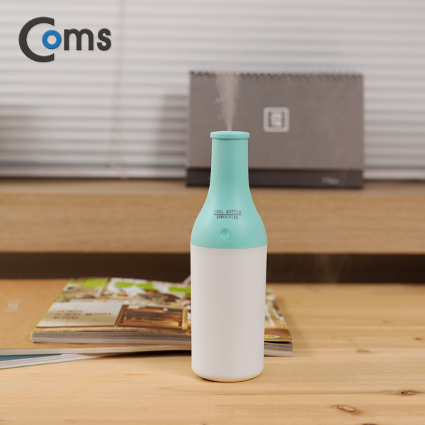 Coms USB 램프 Cool Bottle 가습기 (USB 액세서리), Blue